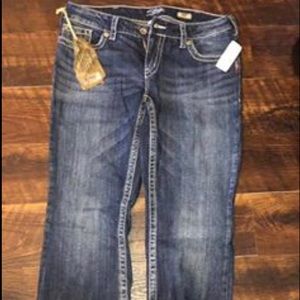 New W Tags Silver Jeans